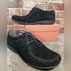 BOC Harwick womens black lace up Moc driving shoes size 10